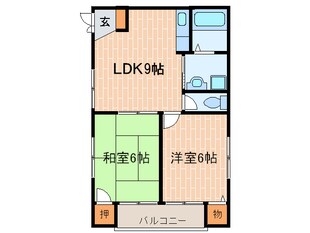 ベルシオンオ－クの物件間取画像